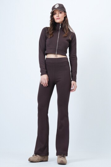 Çift Fermuarlı Ceket İspanyol Paça Takım