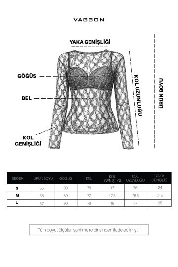 Siyah Dantelli Kayık Yaka Bluz