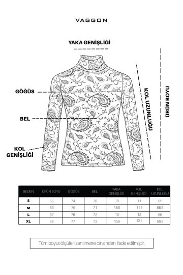 Siyah Dik Yaka İşlemeli Bluz