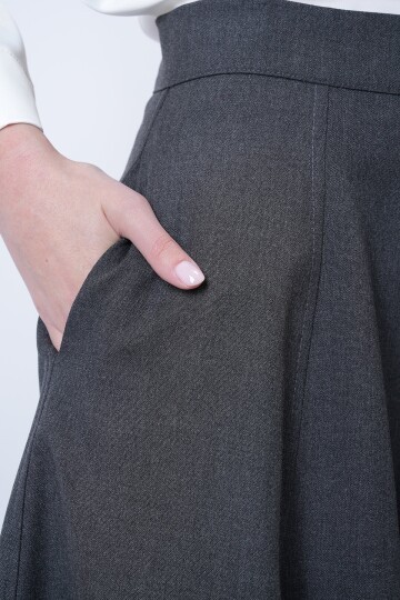 Antrasit Dokulu Maxi Etek