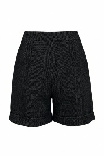 Duble Paça Çift Cepli Kışlık Kaşe Şort