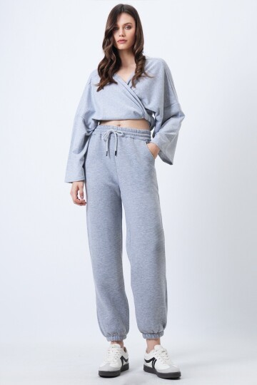 Grimelanj 3 İplik İçi Şardonlu Jogging Eşofman Altı