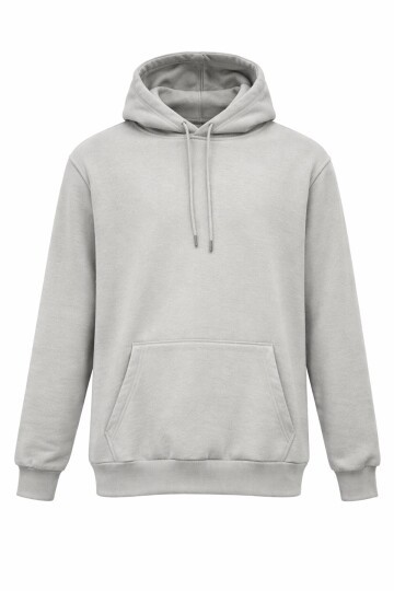 Gri Kapüşonlu Sweatshırt