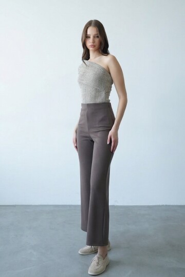 Vizon Likralı Modal Pantolon