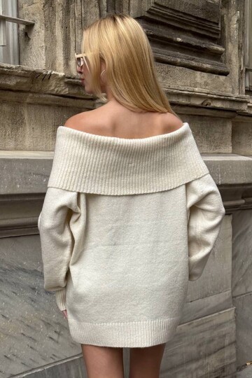 Madonna Yaka Uzun Kollu Triko Kazak