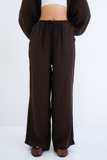 Oversize Hırka Ve Lastikli Pantolon Takım