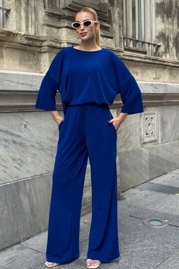 Oversize Salaş Kesim Sweat Ve Çift Cepli Pantolon Takım