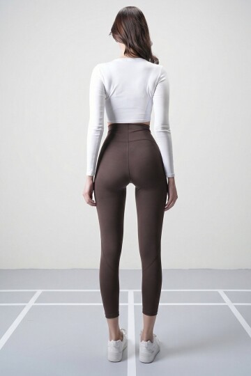 Kahverengi Toparlayıcı Tayt