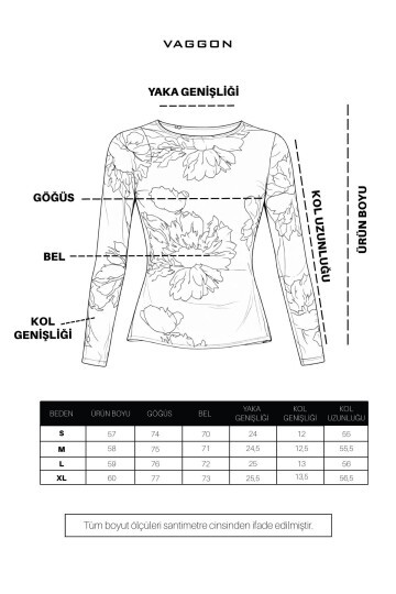 Acı Kahve Transparan Bluz