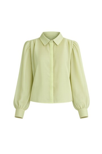 Balon Kol Oversize Gömlek