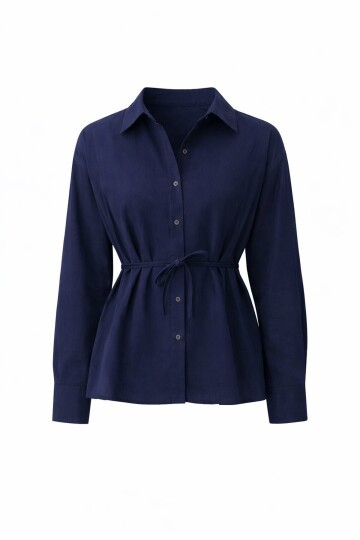 Belden Bağlamalı Gömlek