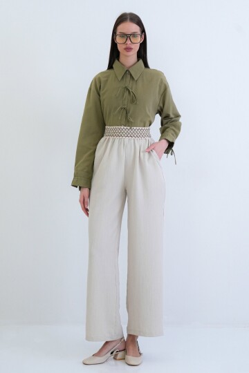 Beli Desenli Pantolon