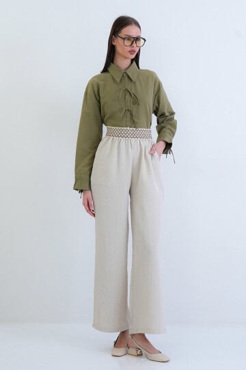 Beli Desenli Pantolon