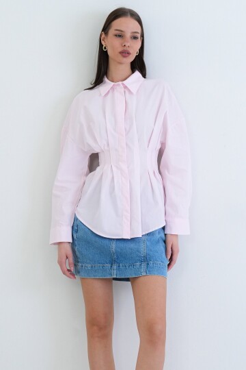 Büzgü Detaylı Gömlek