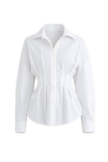 Büzgü Detaylı Gömlek