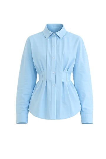 Büzgü Detaylı Gömlek