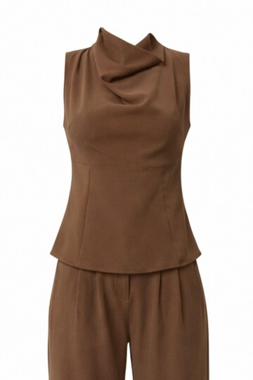 Degaje Yaka Kolsuz Bluz