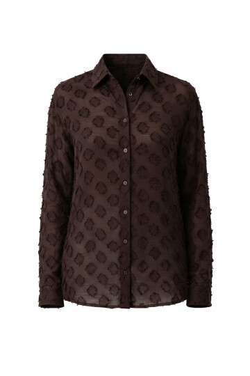 Dokulu Oversize Gömlek