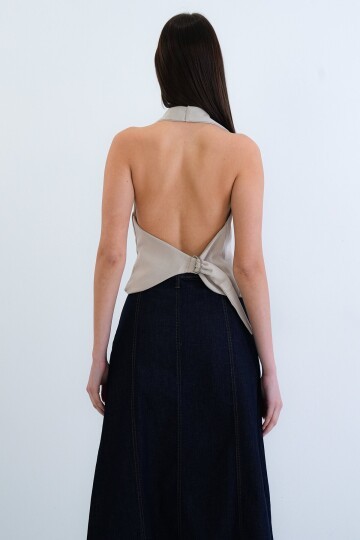 Düğme Kapamalı Klasik Yelek