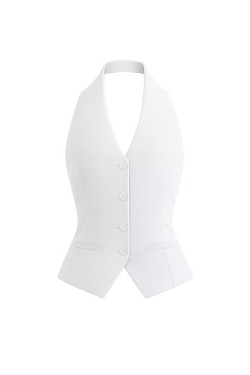 Düğme Kapamalı Klasik Yelek