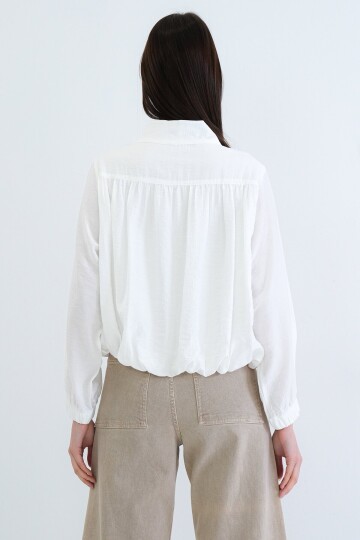 Hakim Yaka Balon Kol Bluz