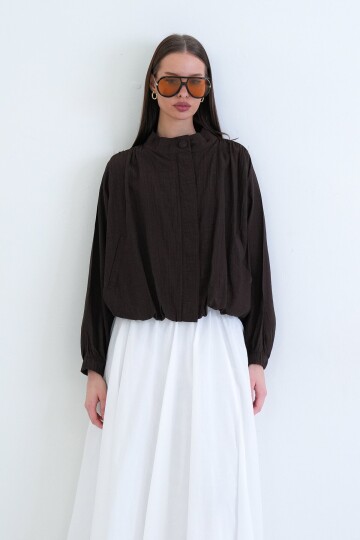 Hakim Yaka Balon Kol Bluz