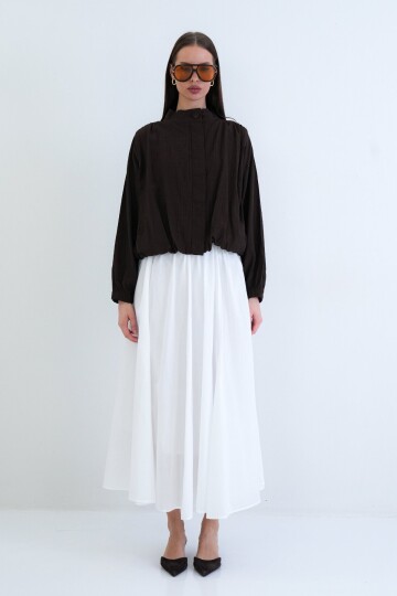 Hakim Yaka Balon Kol Bluz