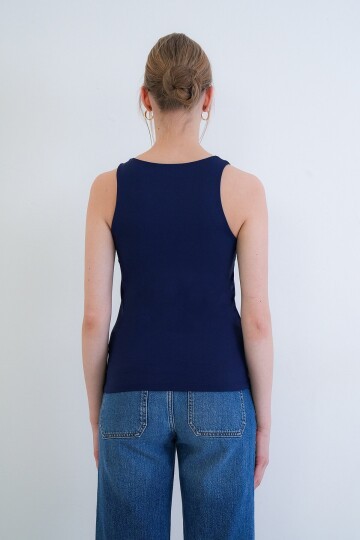 İnce Askılı Sandy Kumaş Bluz