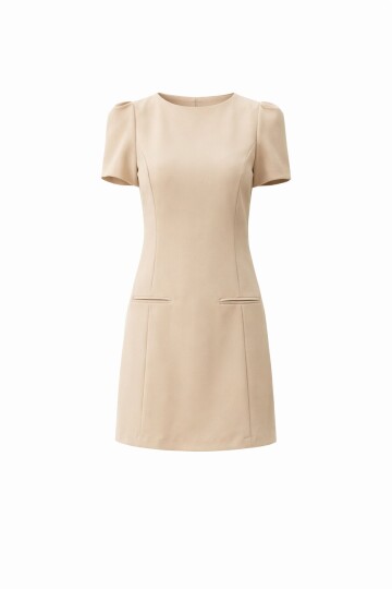 Kısa Kollu Mini Elbise