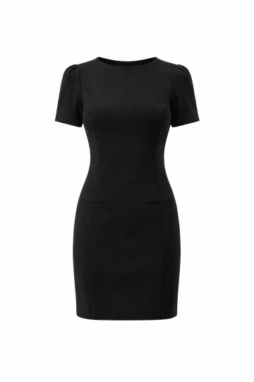 Kısa Kollu Mini Elbise