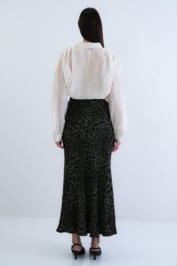 Leopar Desenli Maxi Etek