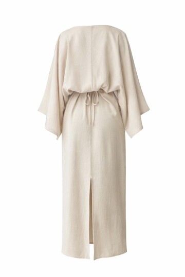 Salaş Kesim Yarasa Kol Uzun Elbise