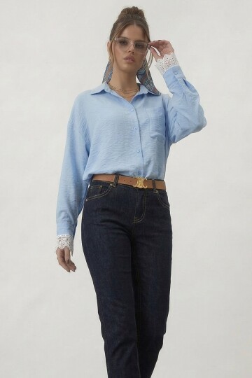 Tek Cepli Dokulu Gömlek