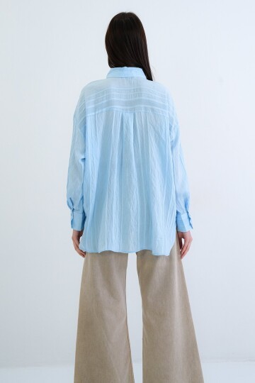 Tek Cepli Transparan Gömlek