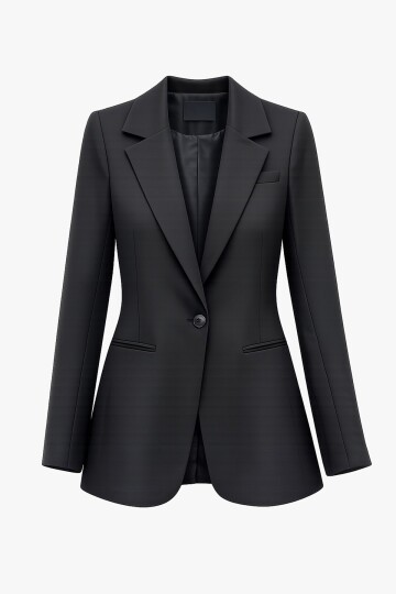 Tek Düğmeli Blazer Ceket