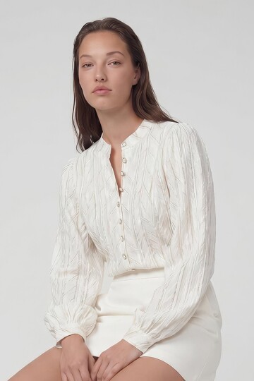 Uzun Kollu Hakim Yaka Gömlek