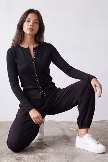 Balloon Fit Basic Pantolon
