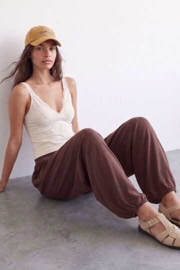 Balloon Fit Basic Pantolon