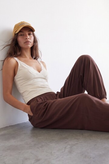 Balloon Fit Basic Pantolon