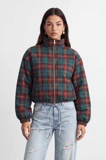 Ekose Bomber Ceket
