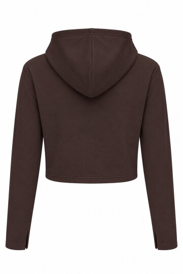 Parmak Geçmeli Fermuarlı Sweatshirt