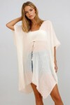 Ekru Oversize Pamuklu Kimono