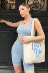 Bluz Şort Tayt Ve Çanta - Stay Fit V00021