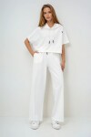 Kapüşonlu Oversize Crop Ve Çift Cepli Pantolon Takım