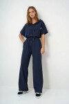 Kapüşonlu Oversize Crop Ve Çift Cepli Pantolon Takım