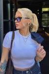 Kısa Kollu Fitilli Crop Bluz