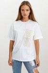 Bisiklet Yaka Örgü Cepli İki İplik T-Shirt