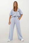 Kapüşonlu Oversize Crop Ve Çift Cepli Pantolon Takım