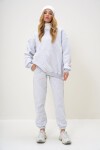 Grimelanj Bisiklet Yaka Oversize İçi Şardonlu Sweatshırt  Ve Paçası Lastikli Eşofman Takım