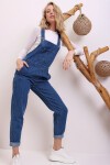 Koyu Mavi Denim Bahçıvan Salopet